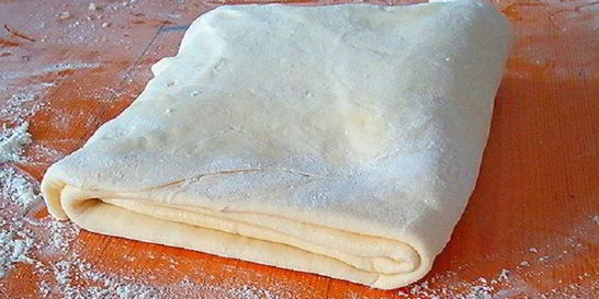 Слоеное пресное тесто