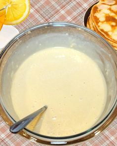 Тесто для блинов на молоке без яиц