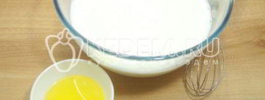 тесто для блинов на молоке. Шаг 3