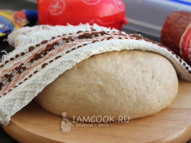 Рецепт теста для пиццы из цельнозерновой муки