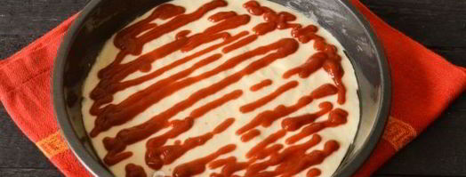 тесто для пиццы на кислом молоке. Шаг 12