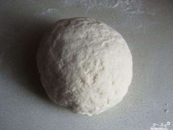 Рецепт теста на воде без дрожжей