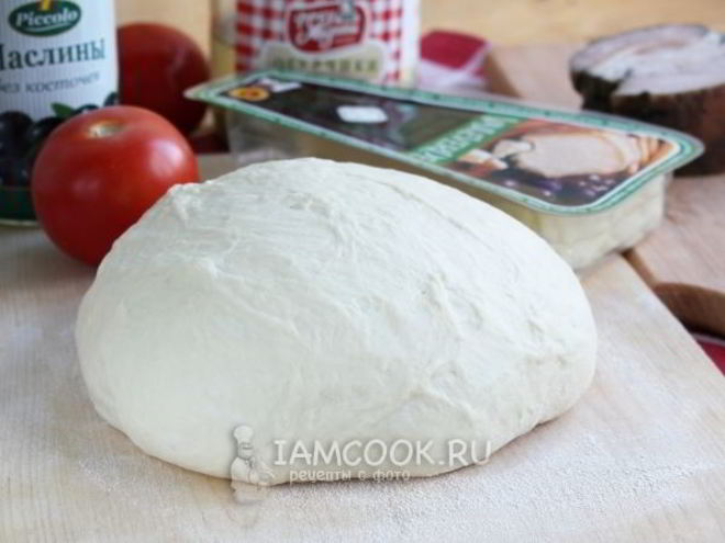 Рецепт тонкого дрожжевого теста для пиццы