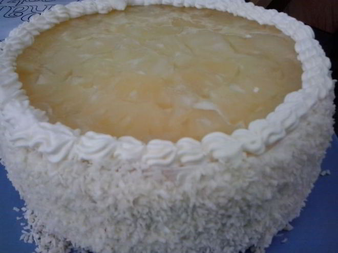 Рецепт ананасового торта
