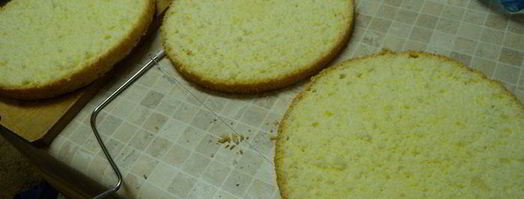 бисквит накрахмаленная тучка. Шаг 12