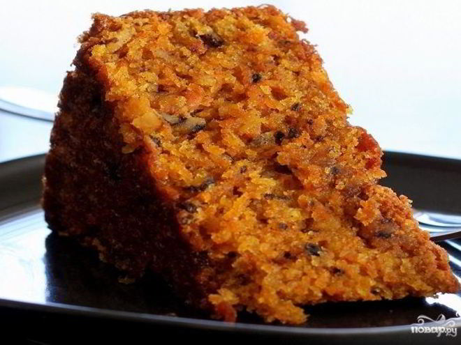 Рецепт диетического морковного торта