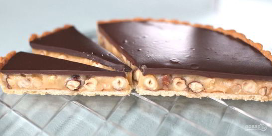 Карамельно-ореховый торт