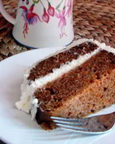 Морковный торт с кремом из филадельфии