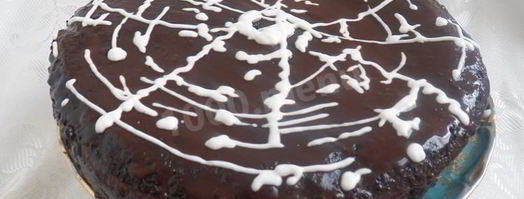 шоколадно-творожный торт. Шаг 21