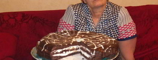 шоколадно-творожный торт. Шаг 22