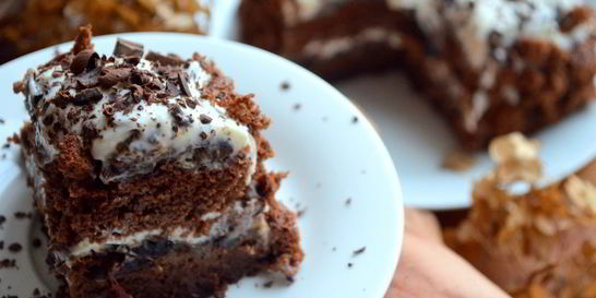 Шоколадный торт с черносливом