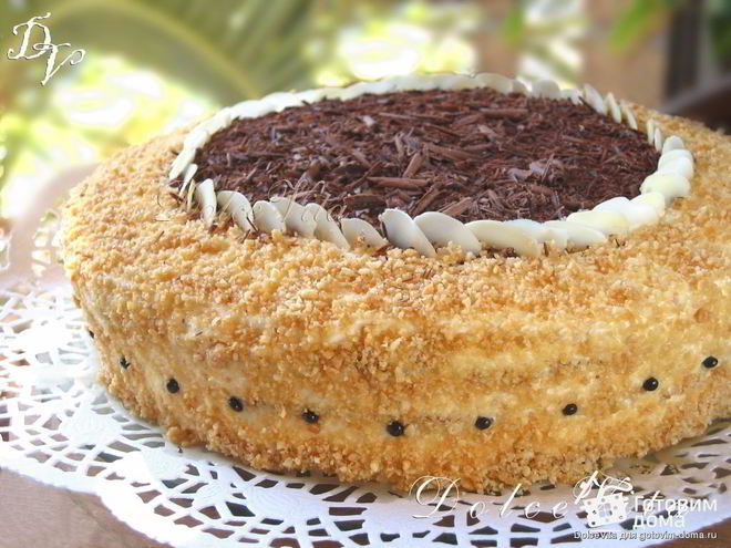 Рецепт торта медового восторг