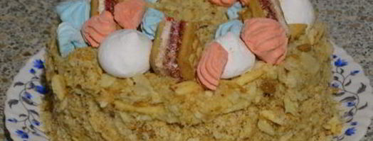 торт наполеон. Шаг 24