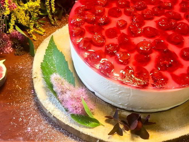 Рецепт творожного торта с бисквитом и желе