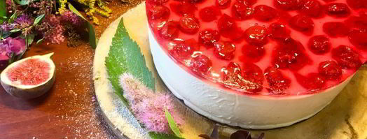 творожный торт с бисквитом и желе. Шаг 6