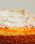 Творожный торт с меренгой