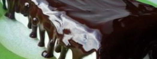 творожный торт с печеньем без выпечки. Шаг 8