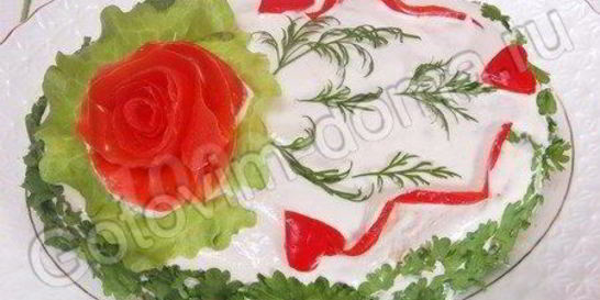 Закусочный мясной торт