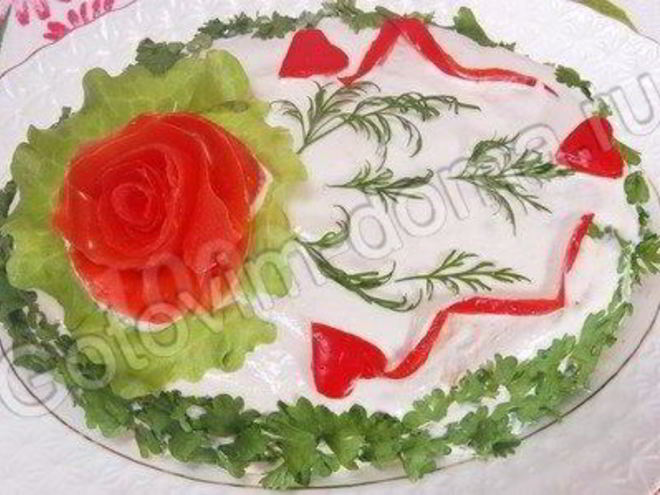 Рецепт закусочного мясного торта