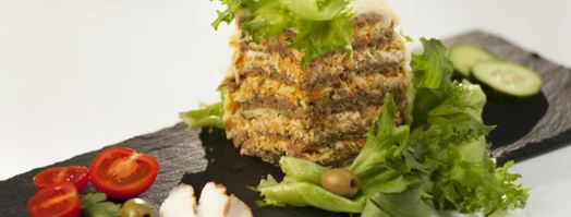 закусочный торт с копченой курицей. Шаг 10