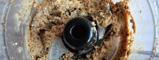 банановые вафли с кремом из фиников и орехов. Шаг 4