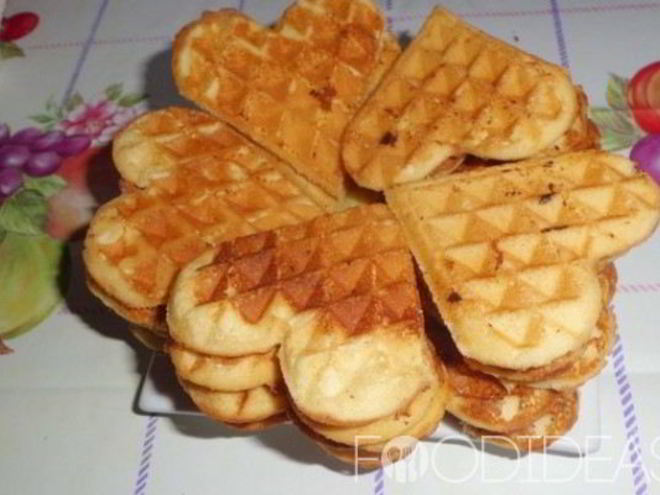 Рецепт бисквитных вафель