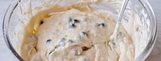 черничные вафли на сметане. Шаг 6