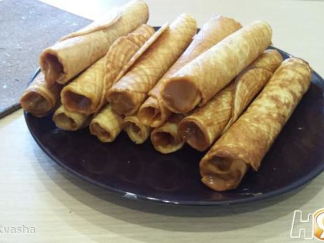 Рецепт домашних вафель со сгущенкой