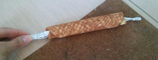 домашние вафли со сгущенкой. Шаг 7