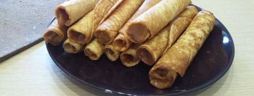 домашние вафли со сгущенкой. Шаг 9