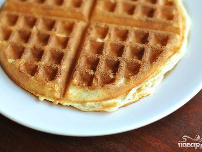 Рецепт домашних вафель