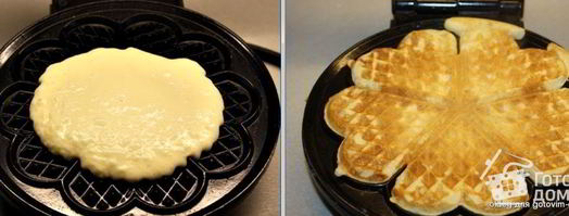 дрожжевые вафли на завтрак. Шаг 5