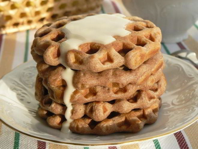 Рецепт гречневых вафель