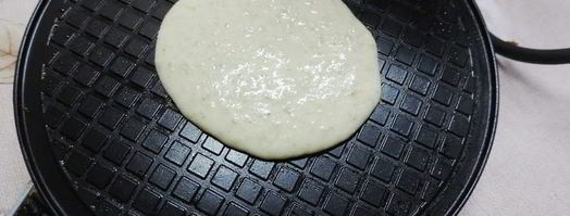 хрустящие бананово-овсяные вафли. Шаг 4