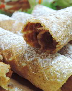 Овсяно-банановые вафли