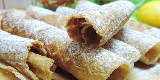 Овсяно-банановые вафли