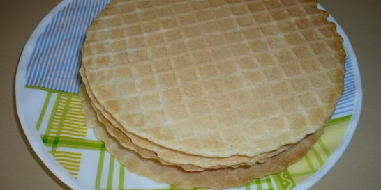 Постные вафли