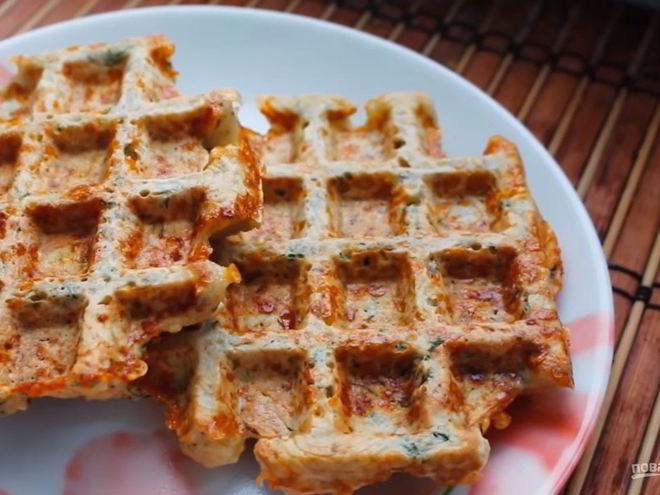 Рецепт сырных вафель