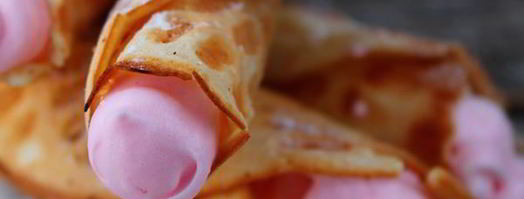 вафельные трубочки. Шаг 9