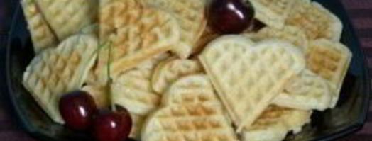 вафли для электровафельницы сердечками. Шаг 5