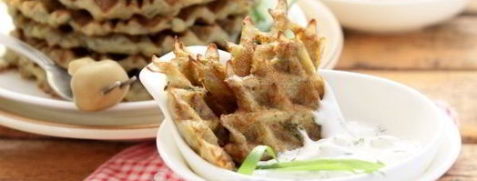 вафли из картофеля с укропом. Шаг 12