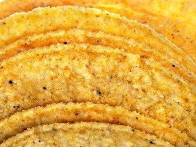 Рецепт вафель из пармезана с черным перцем