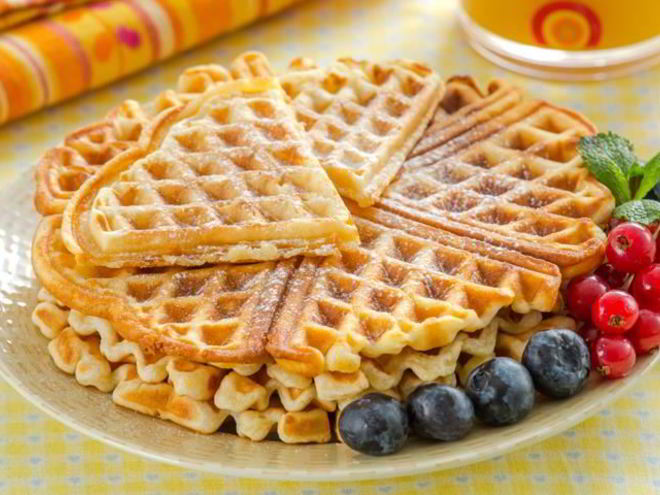 Рецепт вафель к завтраку