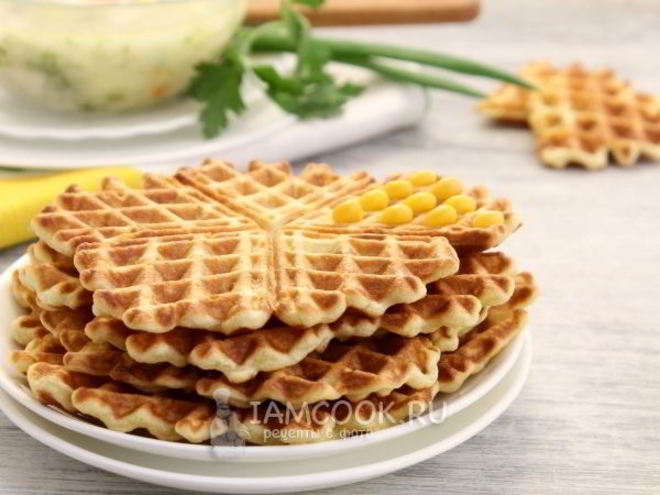 Рецепт вафель кукурузных