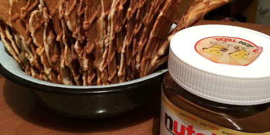 Вафли на сметане