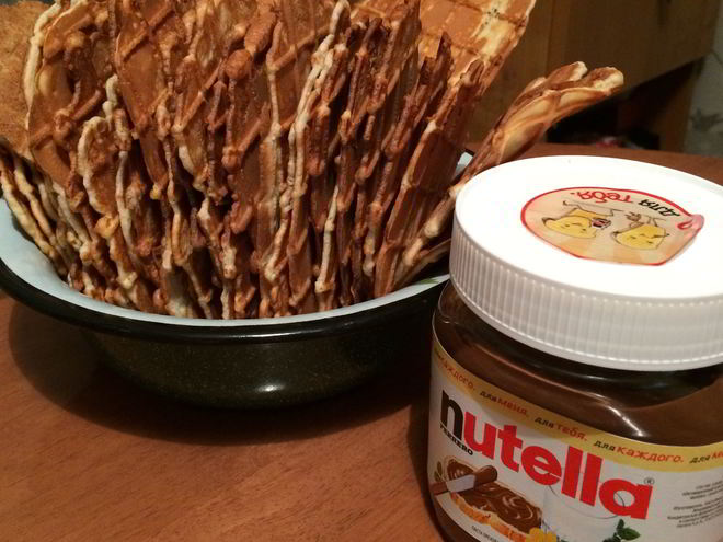 Рецепт вафель на сметане