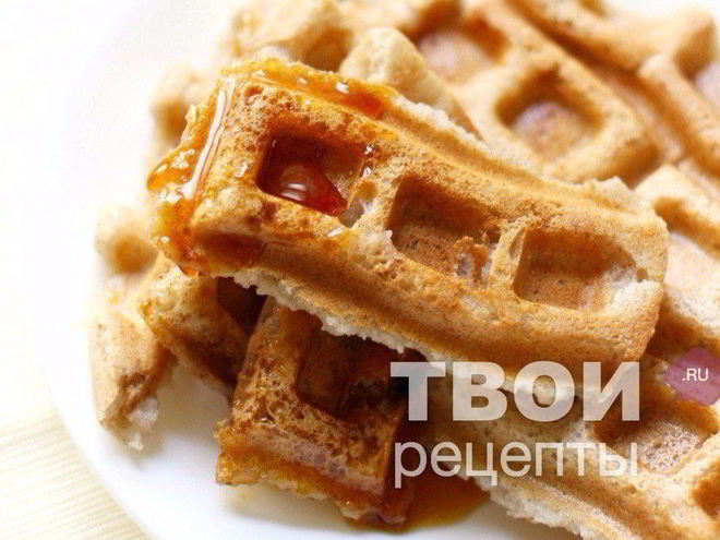 Рецепт вафель на яблочном пюре