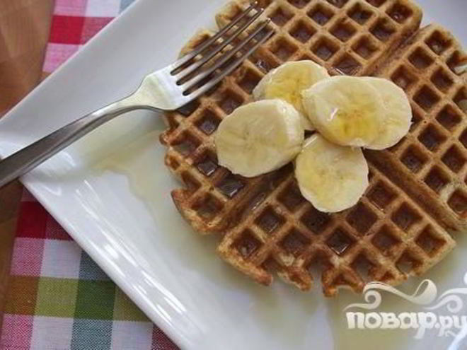 Рецепт вафель с коричневым маслом