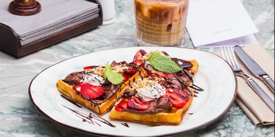 Вафли с нутеллой