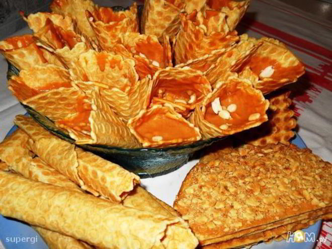 Рецепт вафель со сгущенкой